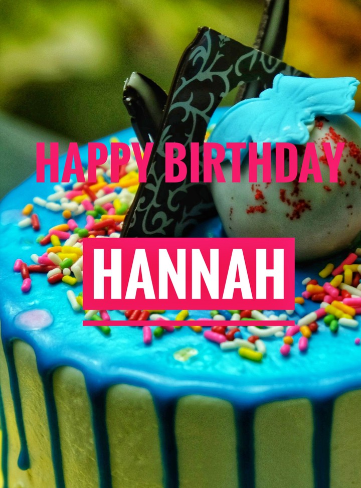 Happy Birthday HannaH.....\(^O^)/