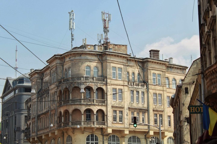 Common building of old city