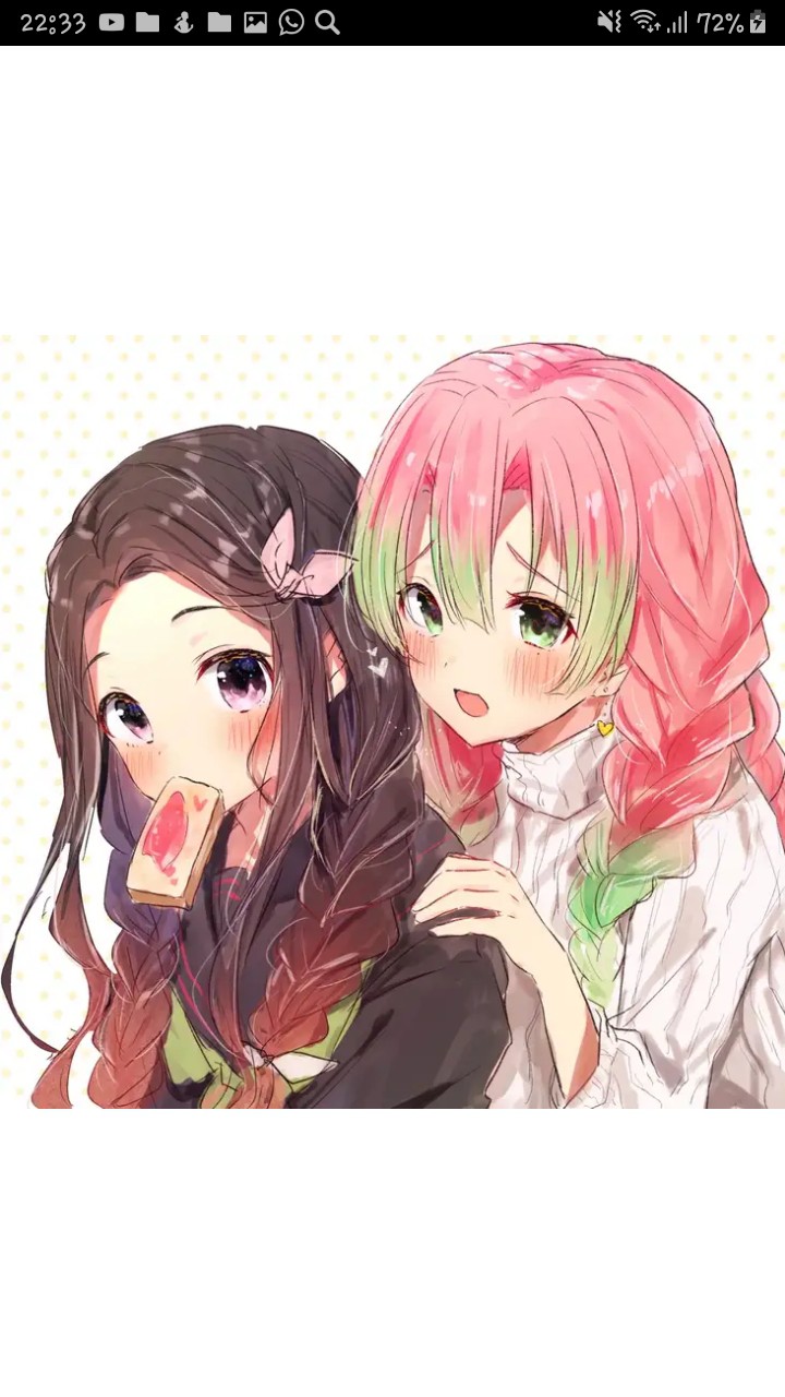 Nezuko and Mitsuri ☺️