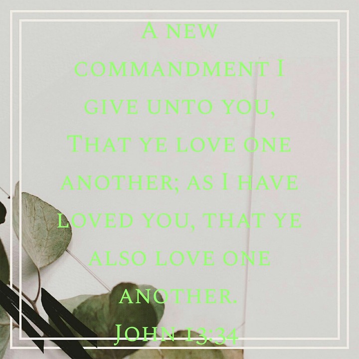 A new commandment