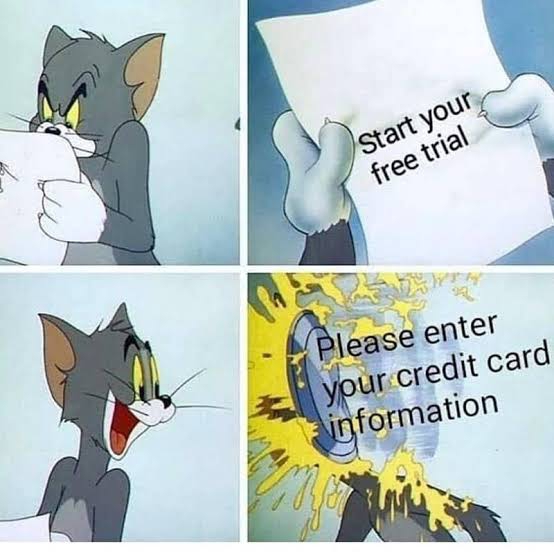 Tom always remember nothing comes free ?