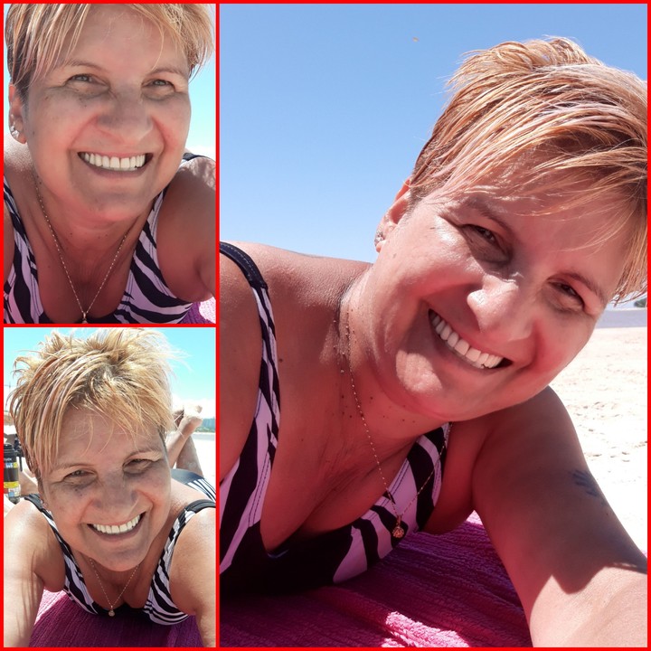 En la playa..