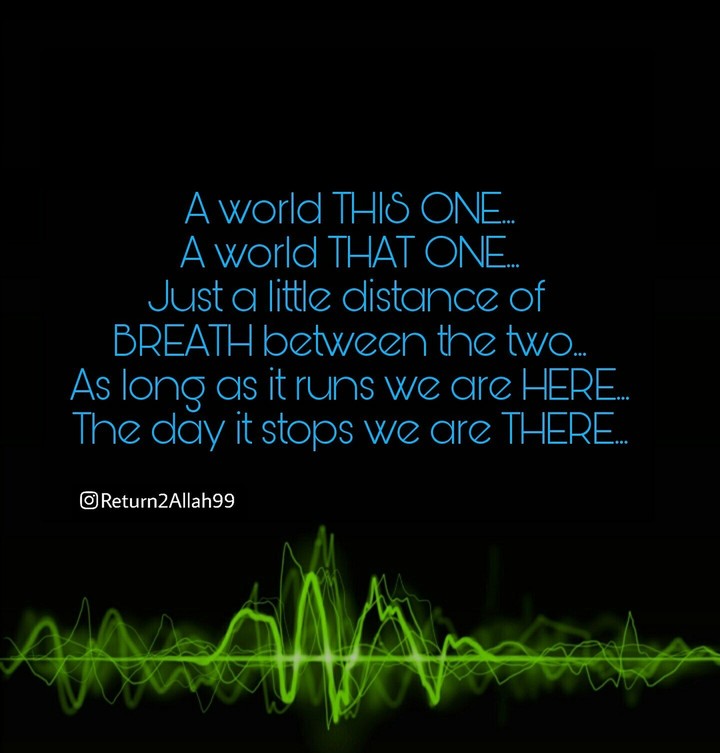 a breath between the two . . .