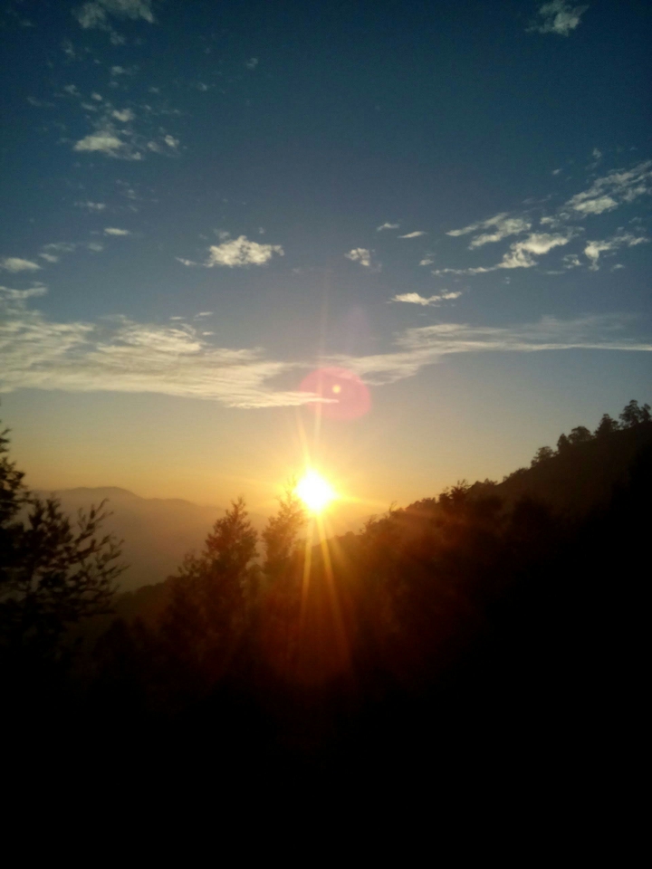 sun set @ nilgiri mountain