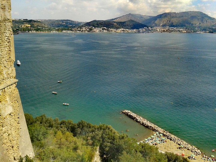 View from Aragonese Castle of Baia