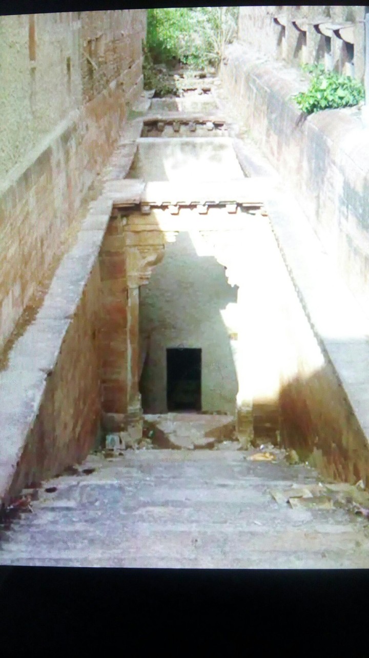 Step well in village