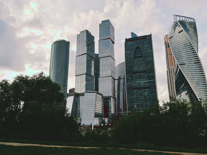 москва - сити.