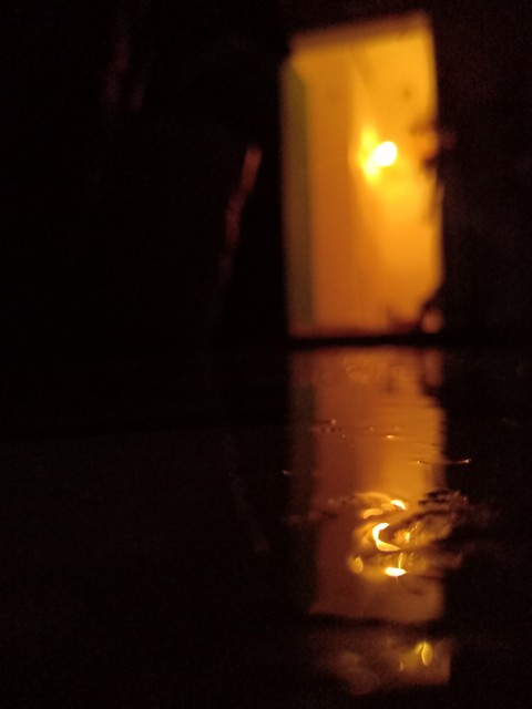 refraction or reflection? water droplets,rain