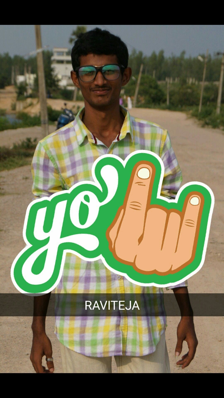 it's me RAVITEJA.