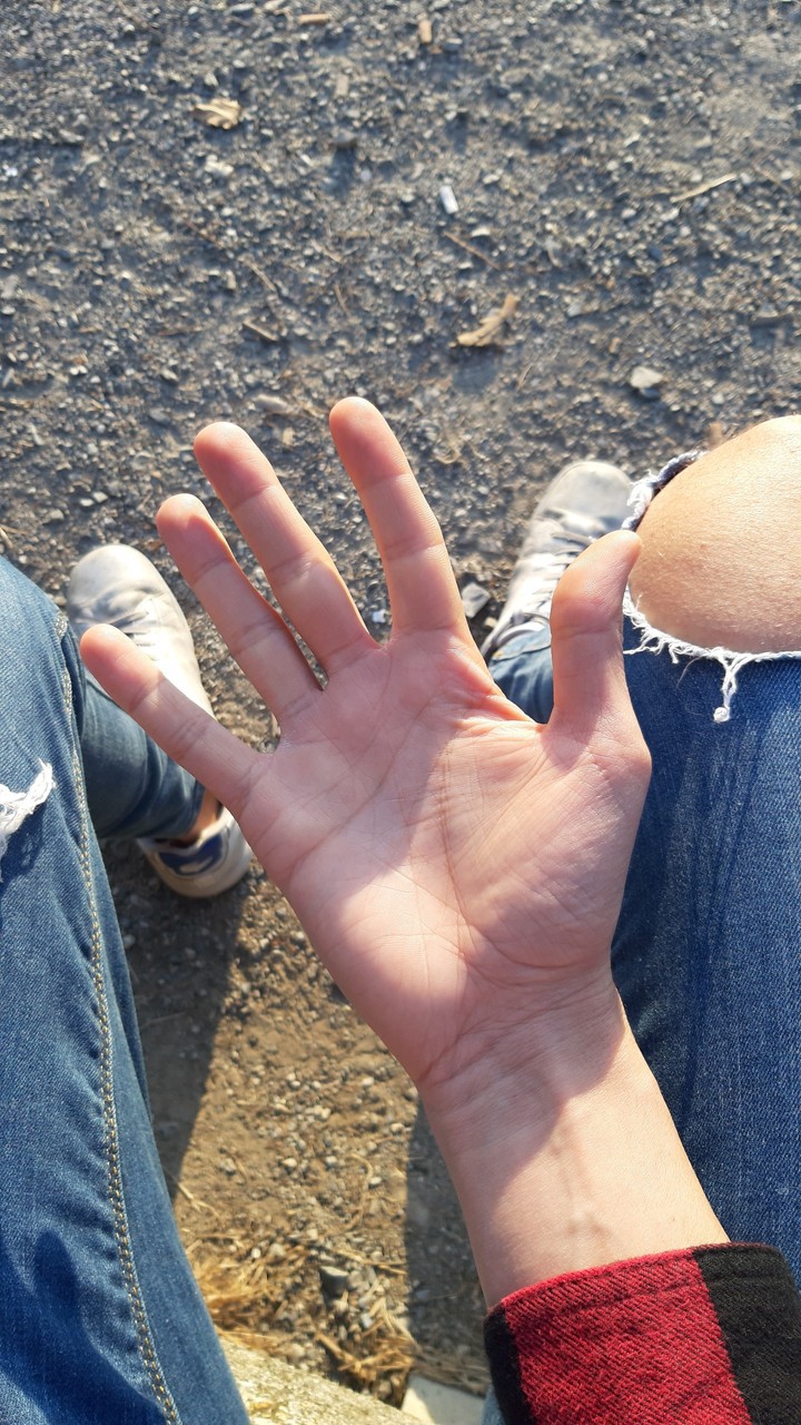 my hand