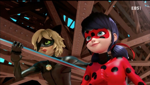 Cat noir's cute moment