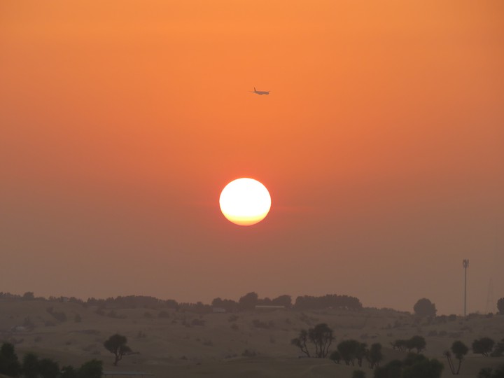 Sunset at Dubai Desert