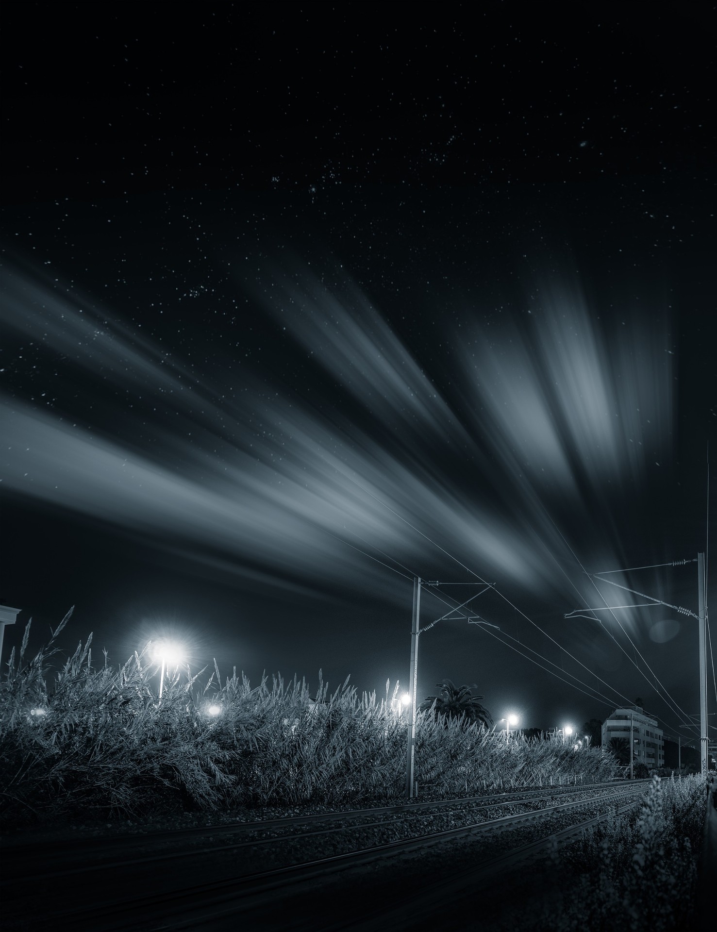 night, electricity Hintergrundbilder
