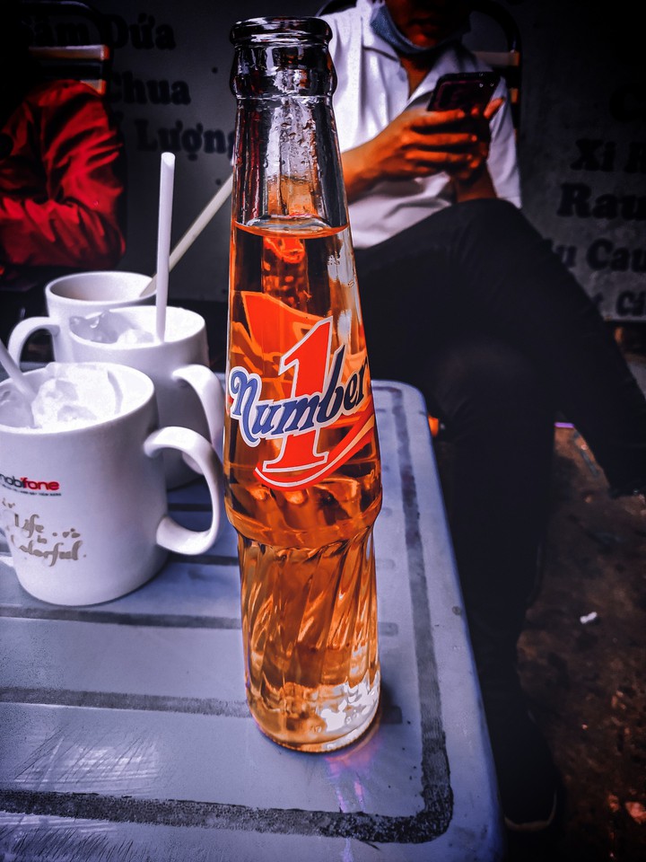 Beverage with bottles