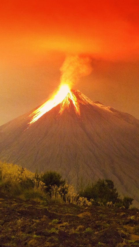tapety stratovolcano, heat