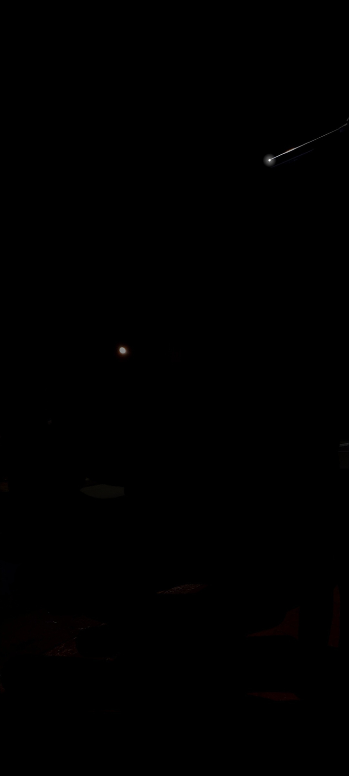 달과 유성(moon and meteor )