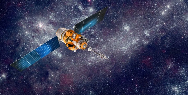 satellite in space