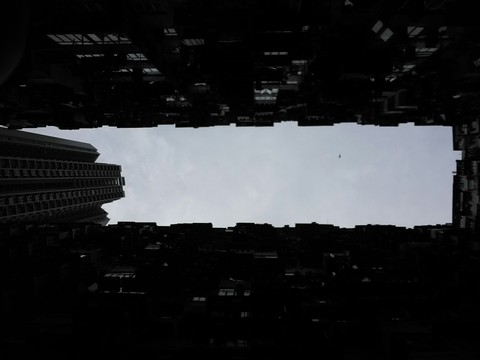 The caged skyline