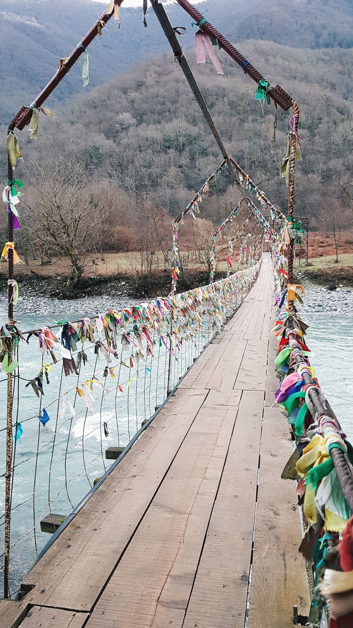 bridge in Abkhazia