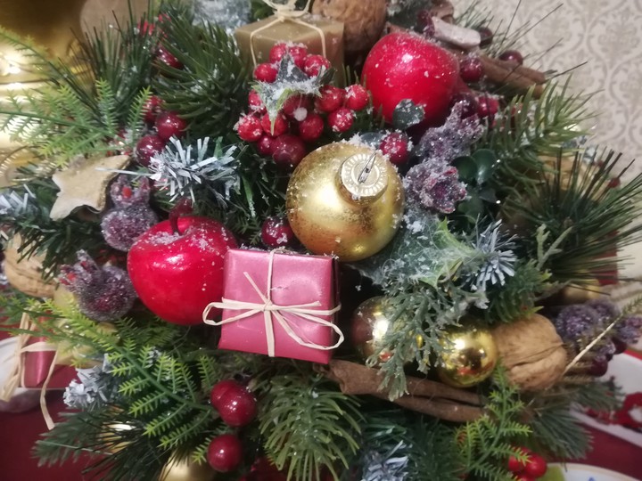 новогодний букет