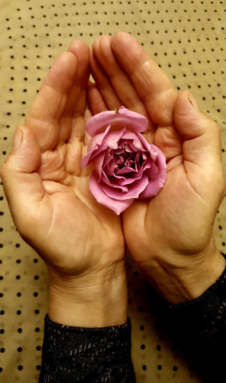 Lovely Grandma's Hands