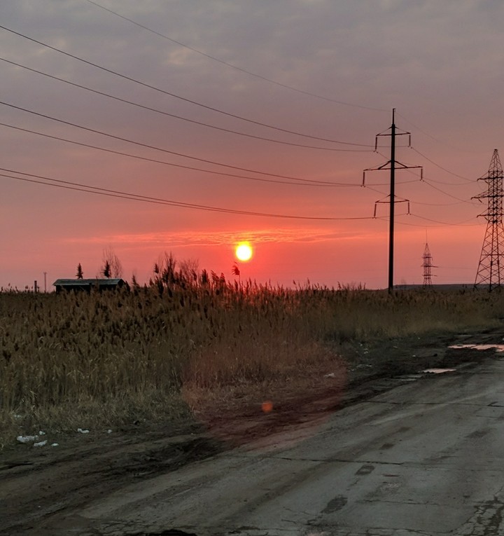 dawn in march  ***  рассвет в марте