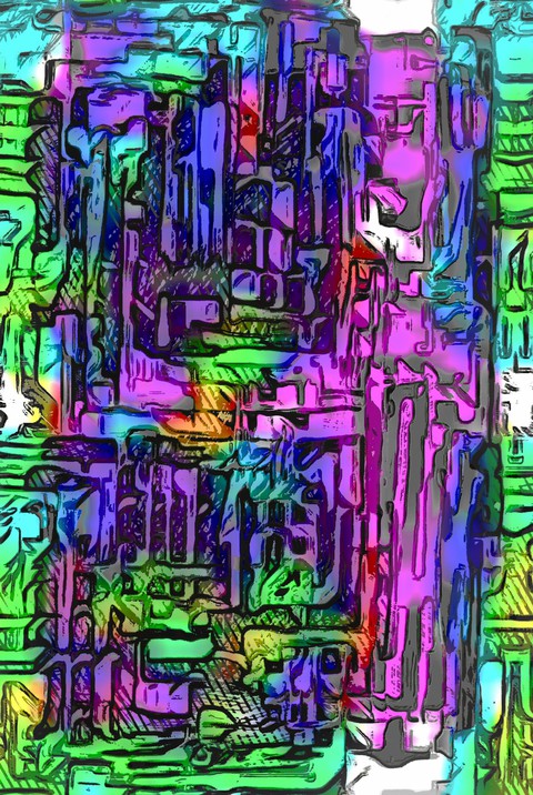 colorful hashtag