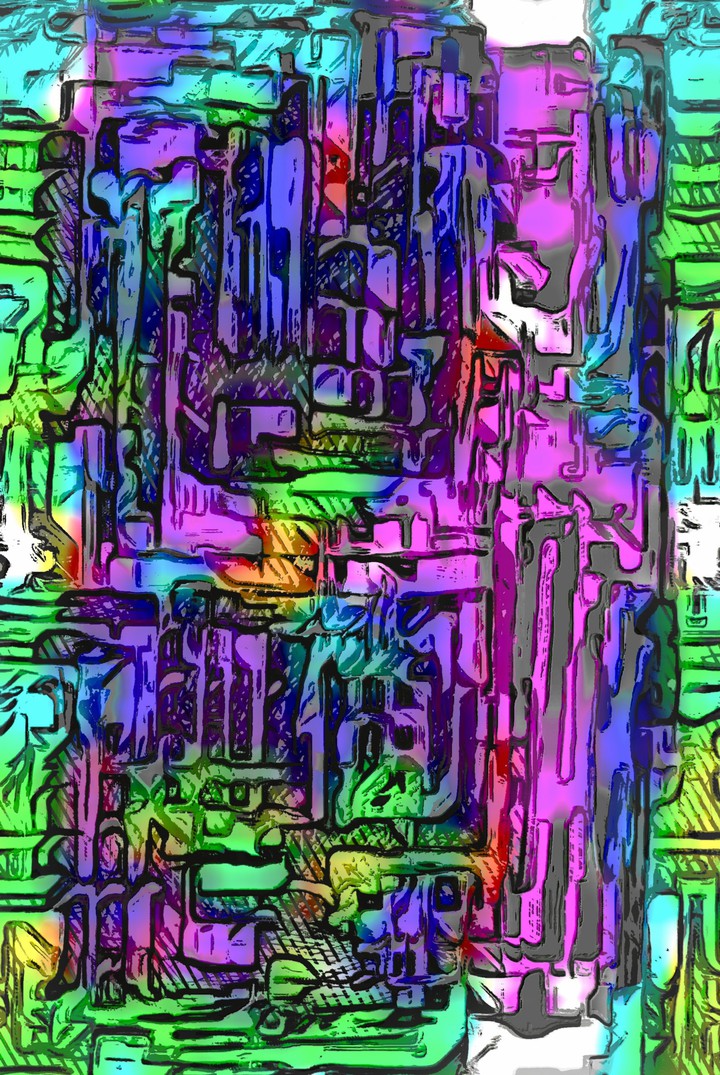 colorful hashtag