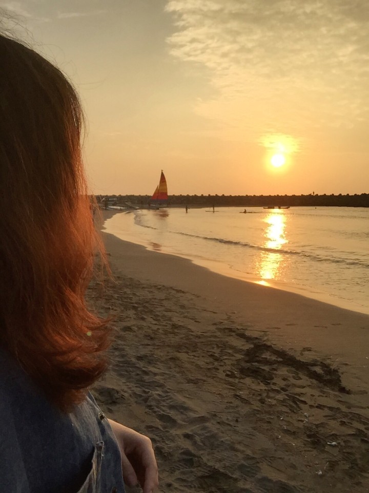 夕陽西下