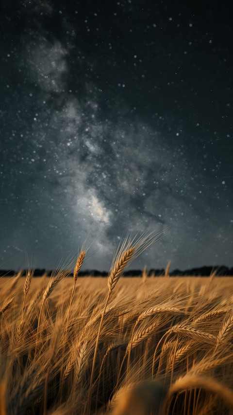 evening, wheat वॉलपेपर