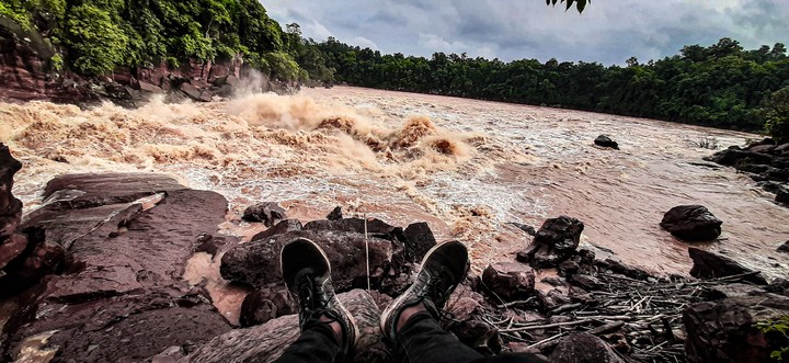 flowing water