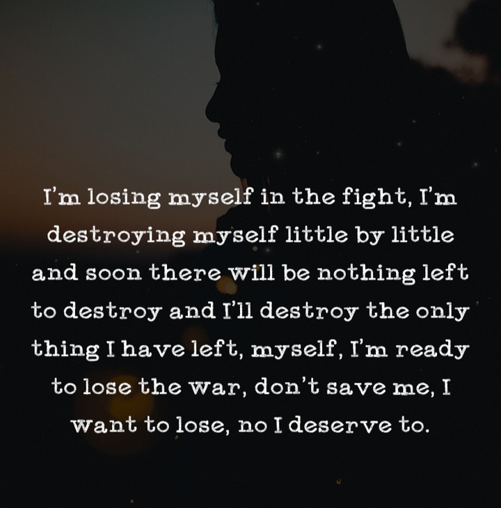 LOSING MYSELF