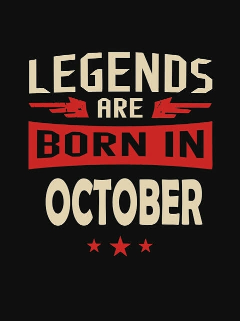 Legends Are Bron  In October..