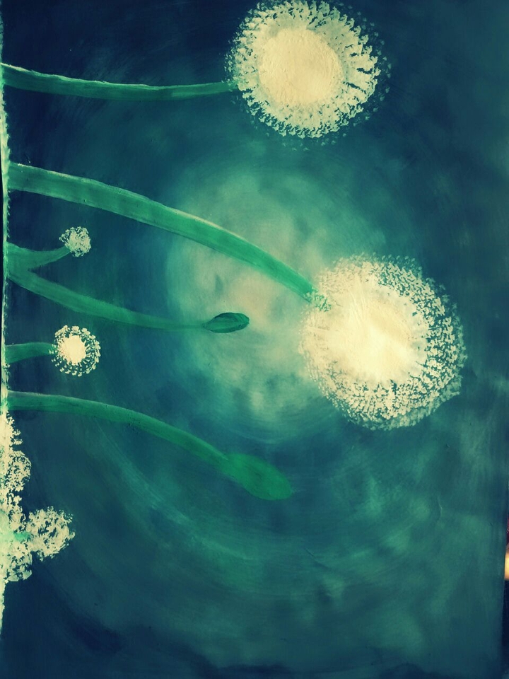 paintings dandelion