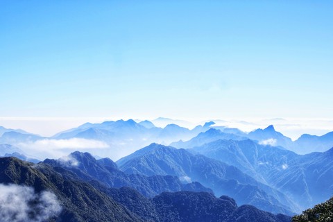 View from the top of Phanxipang mountain