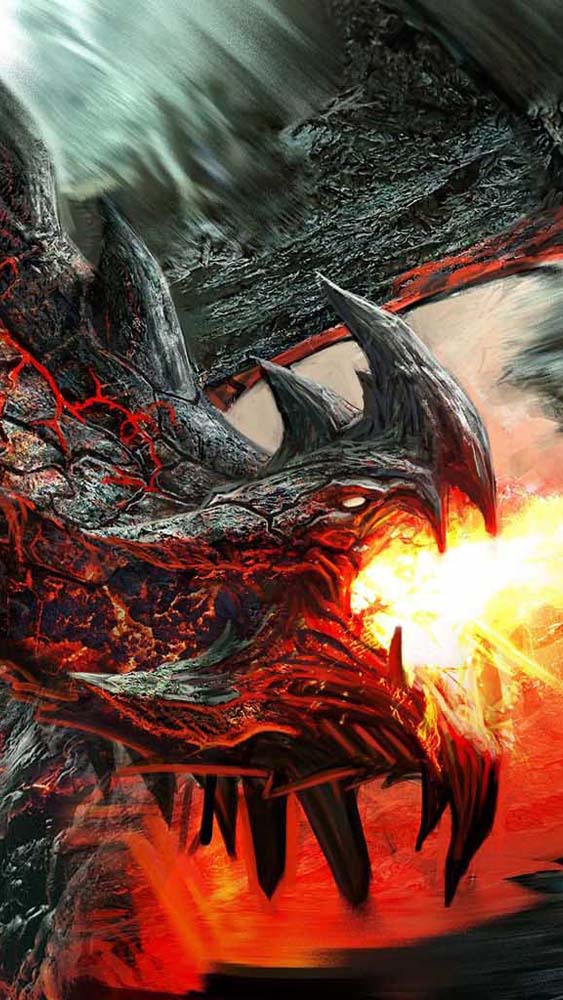 volcano dragon