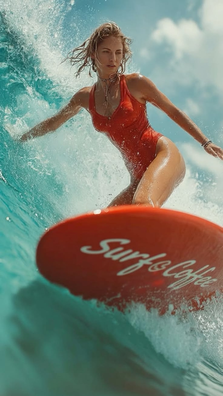 tapety liquid, Surfboard