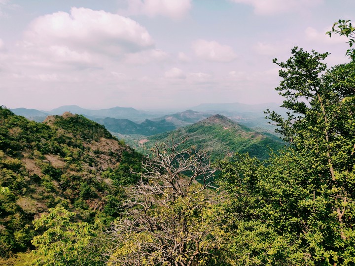 Beautiful mountains pictured in India