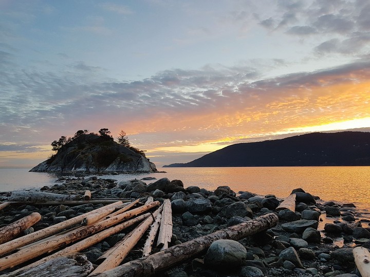 Another crazy sunset in Vancouver
