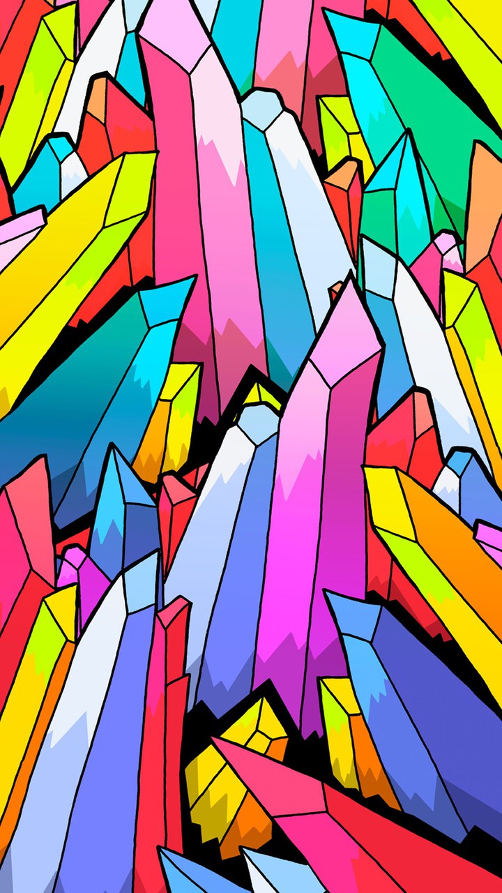 colourful crystal