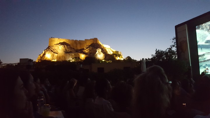 Acropolis from open-space cinema