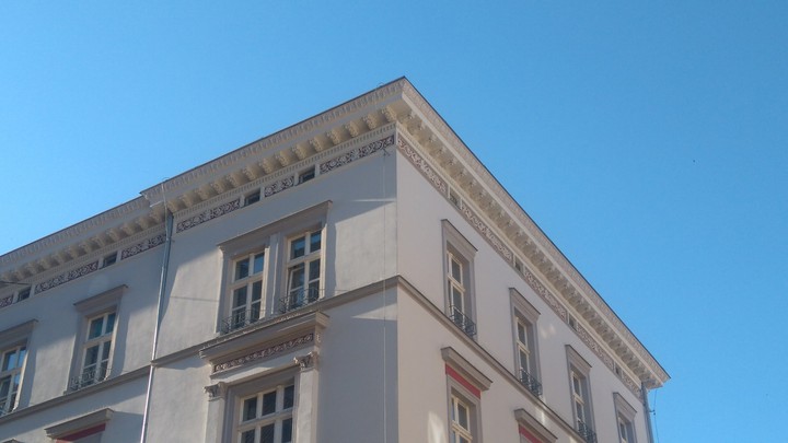 Building against the sky