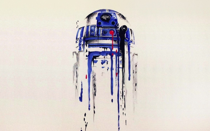 Abstract Fan Art Of R2D2