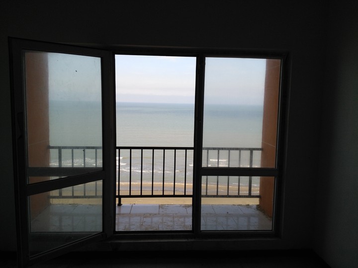 Caspian Sea front of the Window