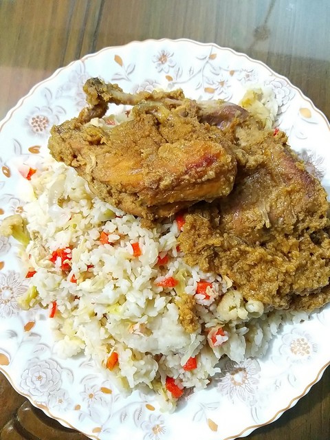 fried rice & chicken