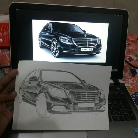 Mercedes Benz by me ( Instagram @pinkesh159 )