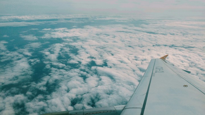 above the clouds