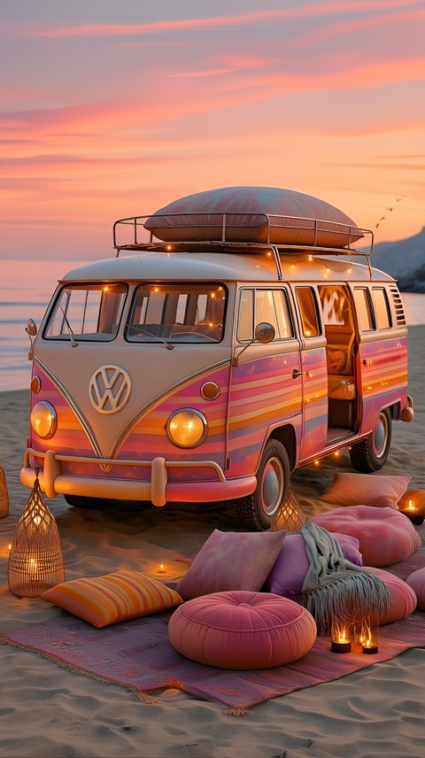 volkswagen, minibus 배경화면