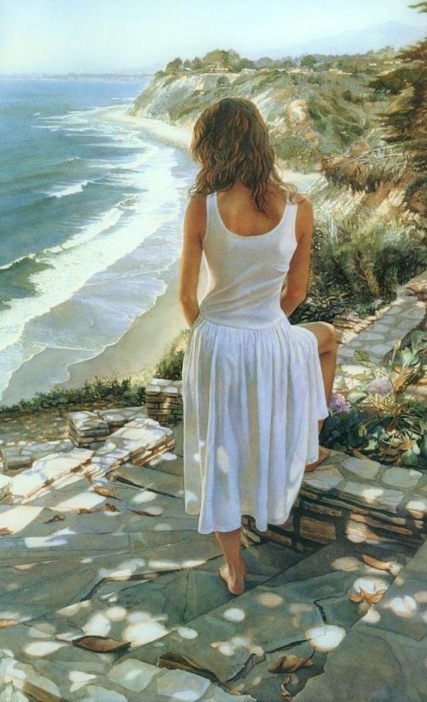 Steve Hanks 1949 American watercolor painter