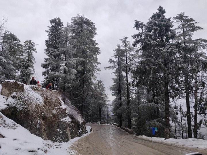 snow road